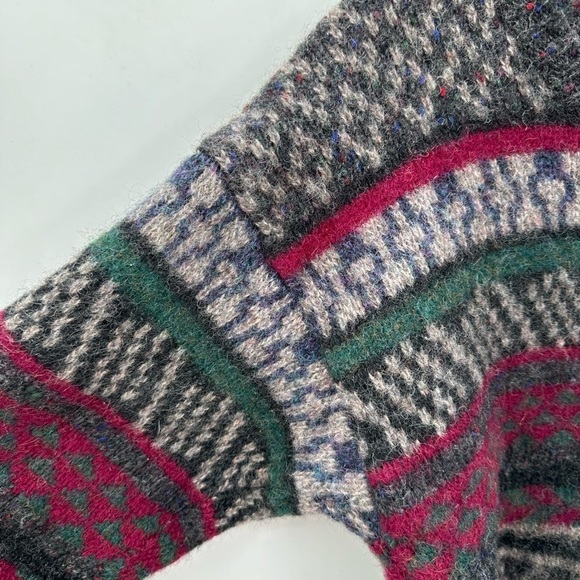 TRADITIONS VINTAGE Wool Grandpa contemporary gorpcore warm sweater LARGE - Picture 5 of 10